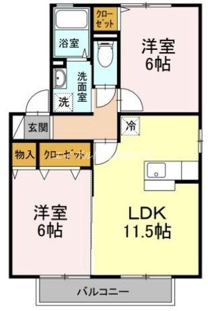 ボヌール　C棟の物件間取画像